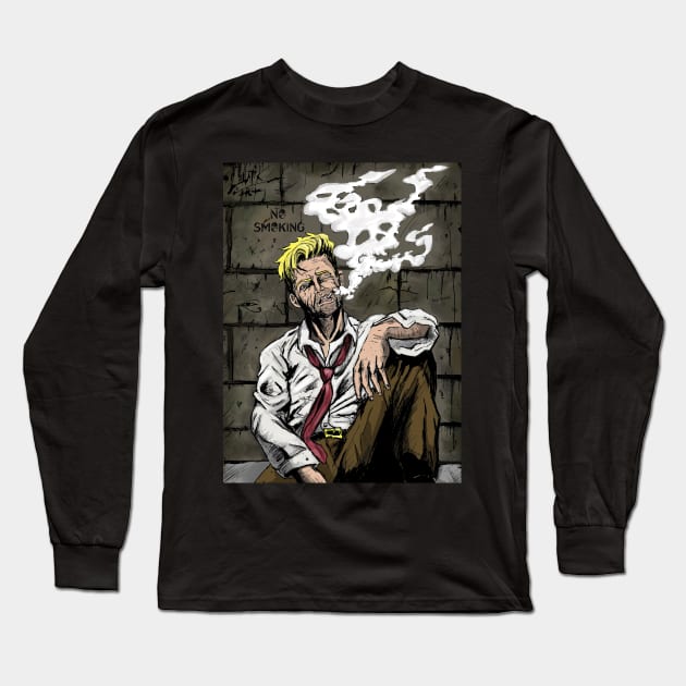 HellBlazer Long Sleeve T-Shirt by Art Of Lunatik